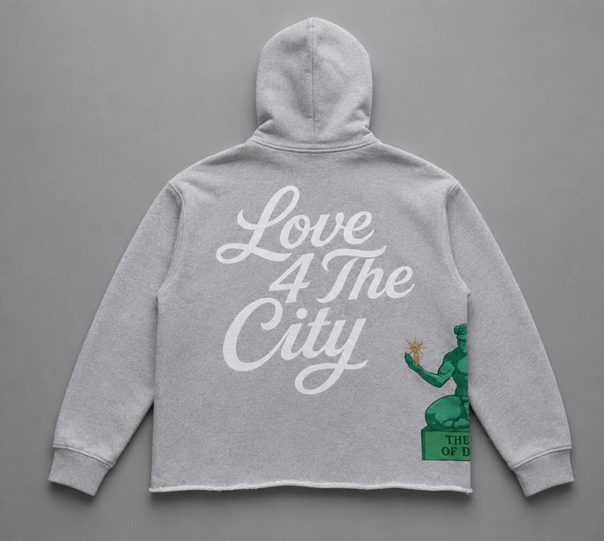 Spirit of Detroit Hoodie (Grey)