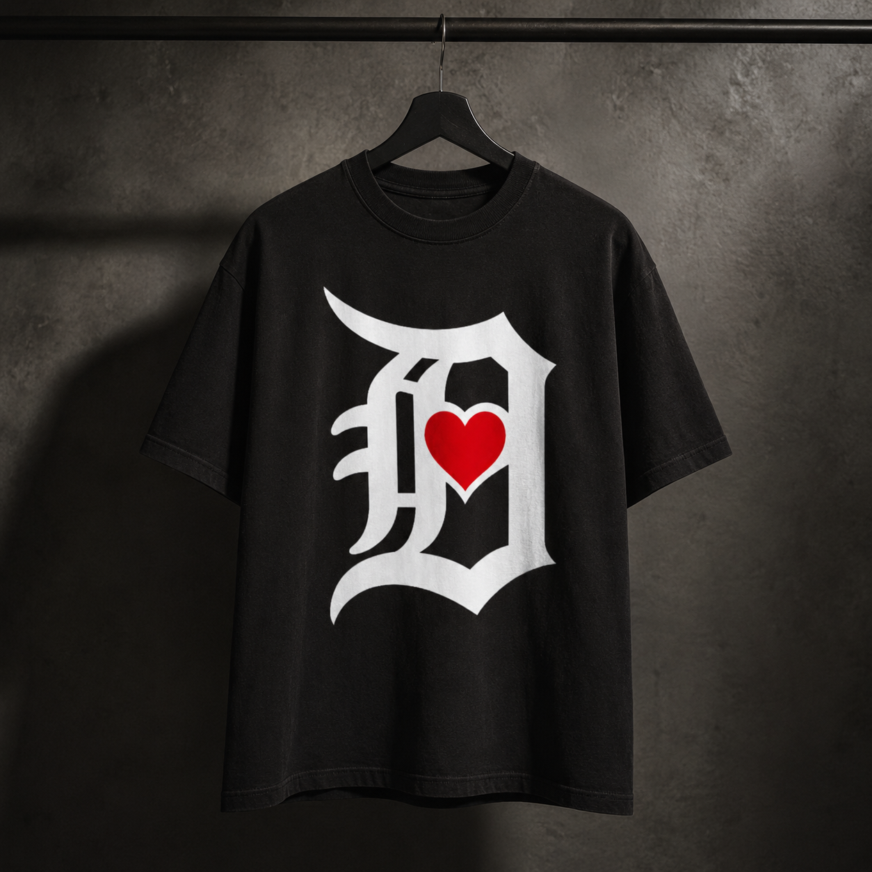The Heart of Detroit Signature Tee (Black)